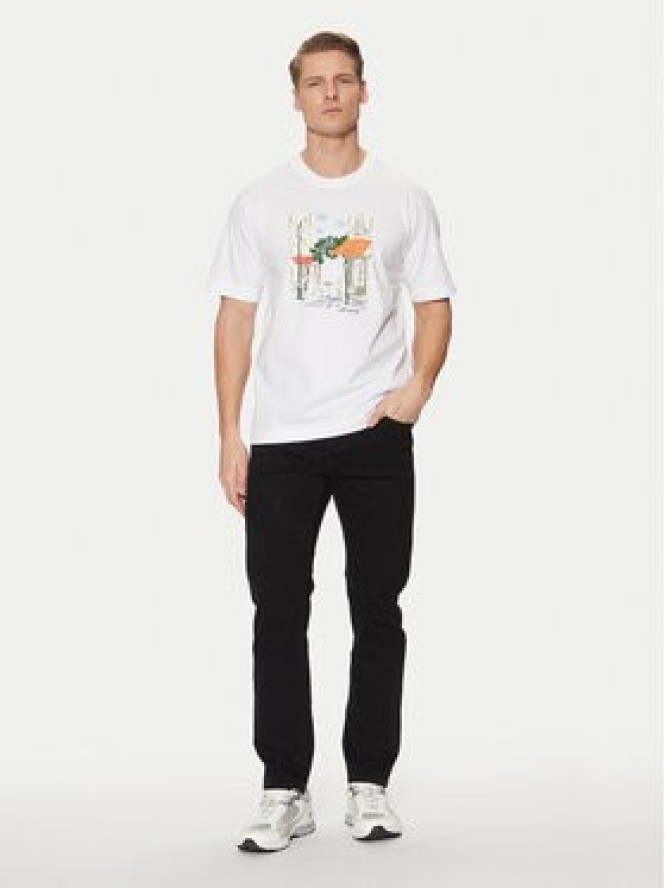 Jack & Jones T-Shirt Machester 12273549 Biały Relaxed Fit