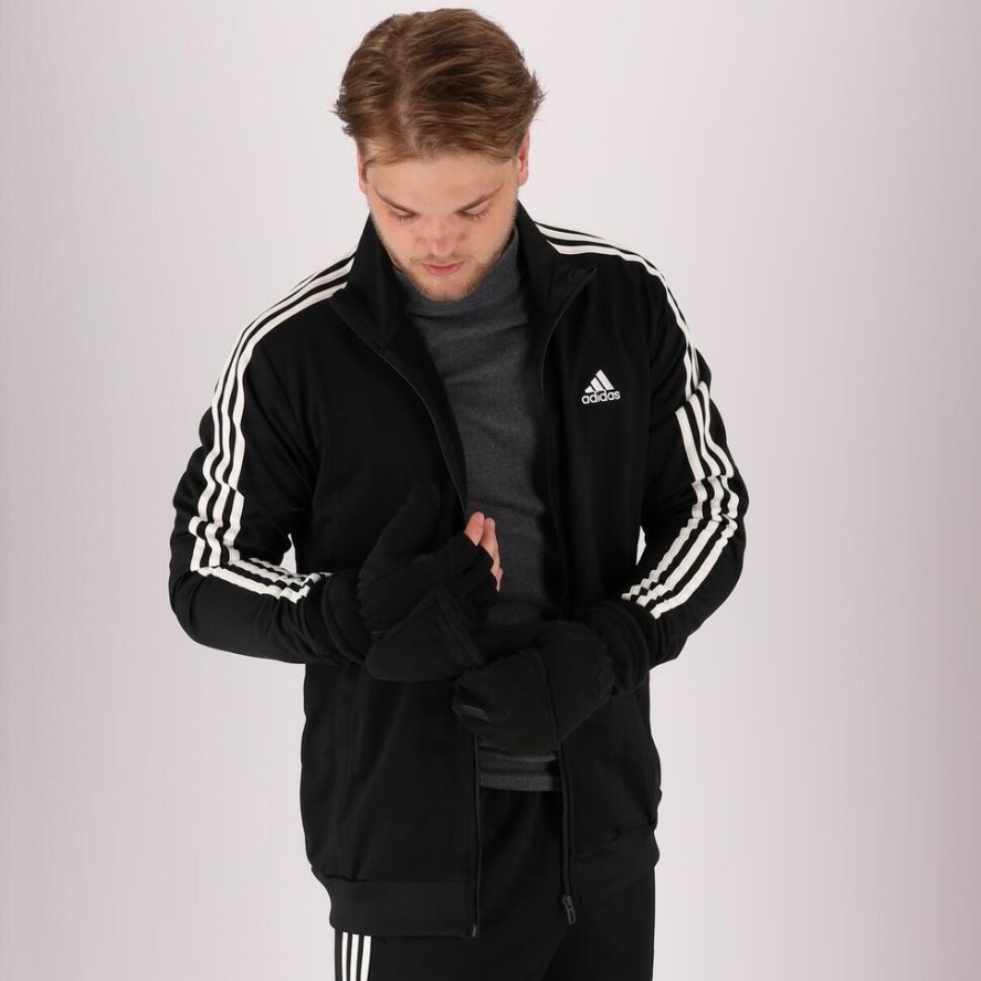 Rękawiczki termiczne z palcami Męskie Czarne 4 pary