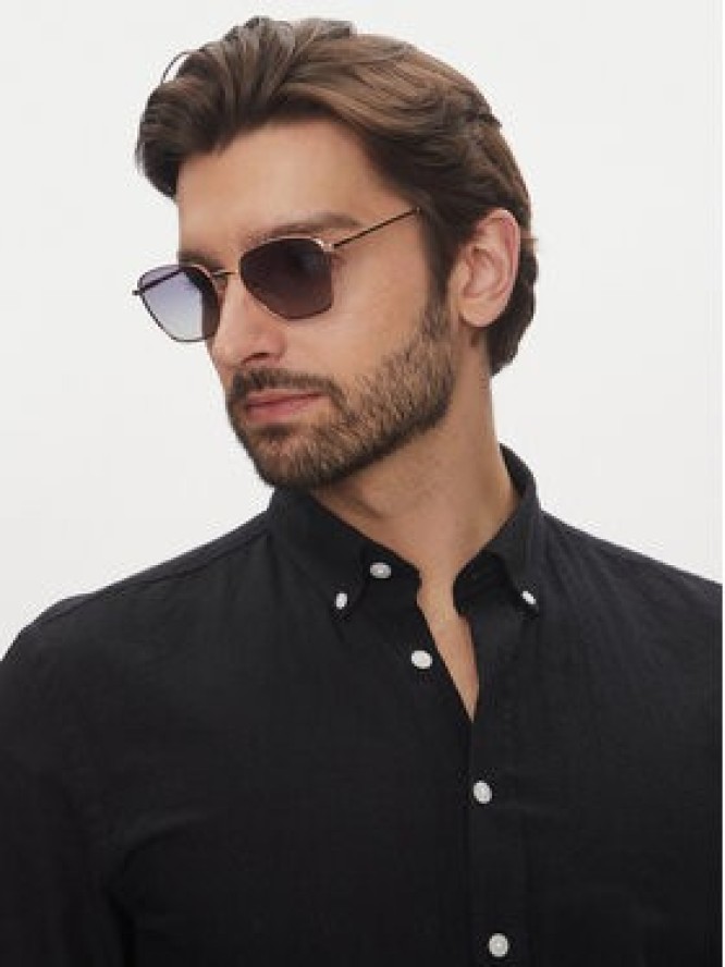 Lindbergh Koszula 30-203344B Czarny Relaxed Fit