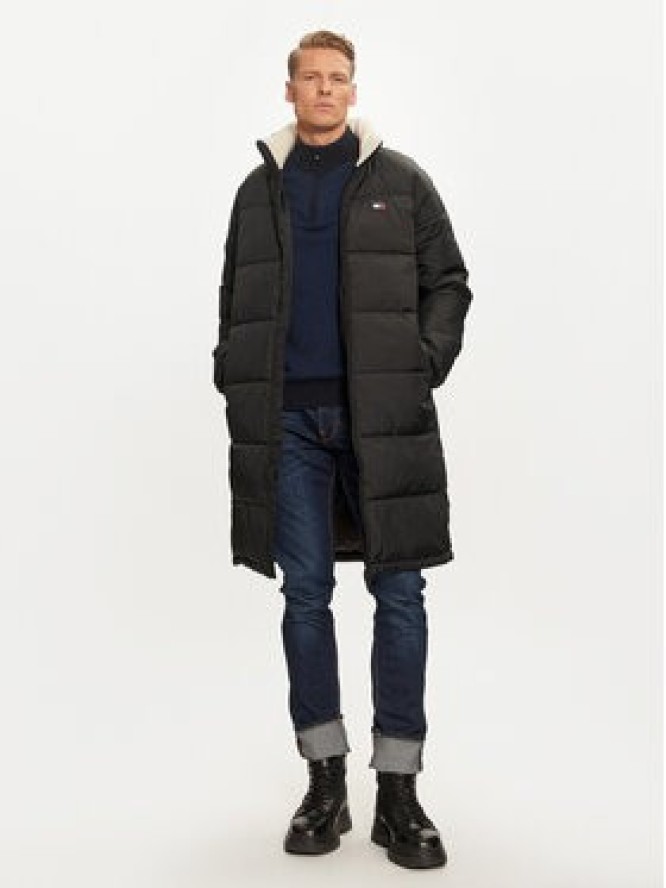 Tommy Jeans Kurtka zimowa Vail DM0DM20604 Czarny Regular Fit