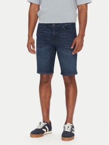 BOSS Szorty jeansowe Delaware Shorts Bo 50537815 Granatowy Slim Fit