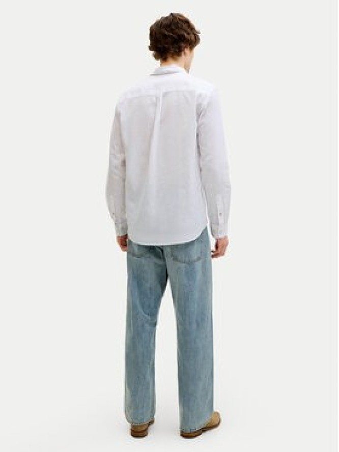 Jack & Jones Koszula Summer 12289174 Biały Regular Fit