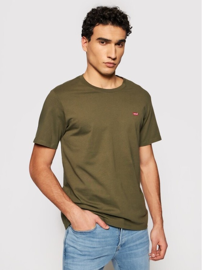 Levi's® T-Shirt Original Housemark 56605-0021 Zielony Standard Fit