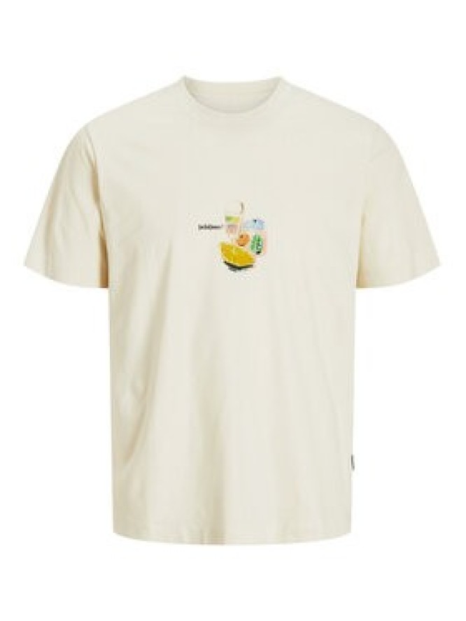 Jack & Jones T-Shirt Varenna 12273162 Beżowy Regular Fit
