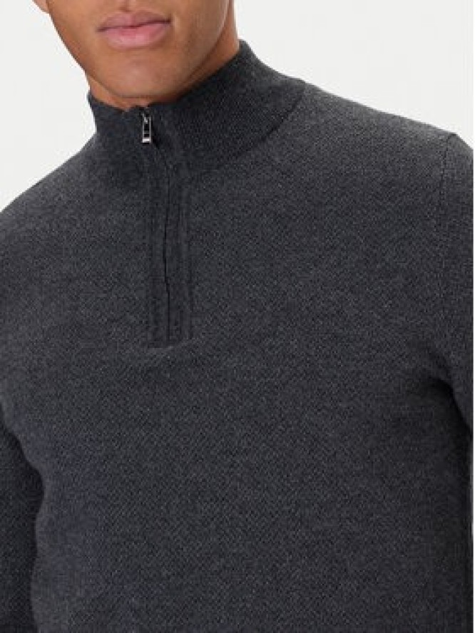 BOSS Sweter H-Hettore 50549976 Czarny Regular Fit