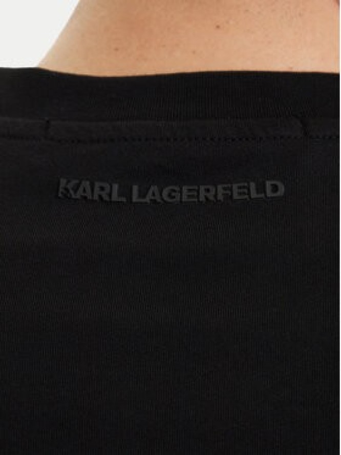 KARL LAGERFELD T-Shirt 755026 563224 Czarny Regular Fit