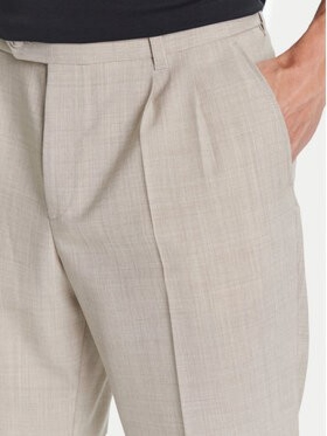 BOSS Spodnie materiałowe C-Perin-DPL 50545822 Beżowy Tapered Fit