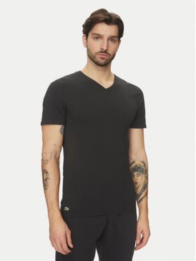 Lacoste Komplet t-shirtów TH9008 Czarny Slim Fit