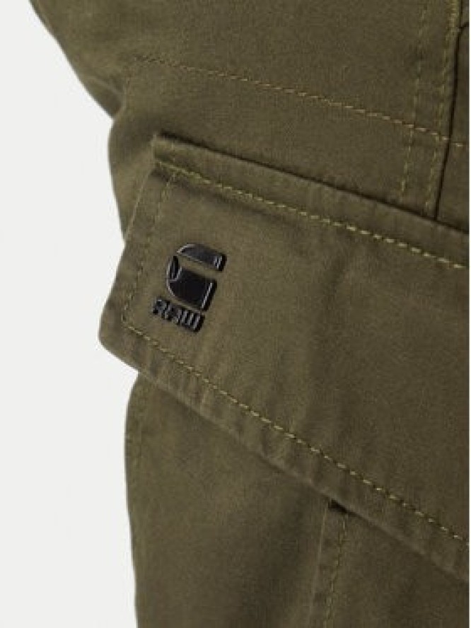 G-Star Raw Szorty materiałowe Rovic Zip D26214-5126 6059 Khaki Relaxed Fit