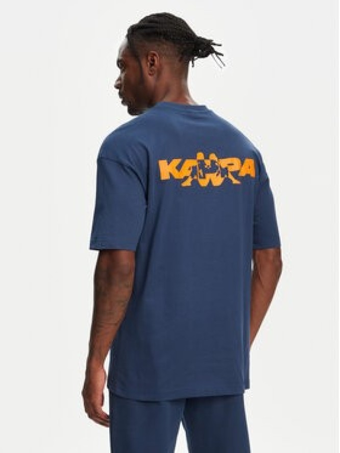 Kappa T-Shirt Nyle 351S5GW Niebieski Regular Fit