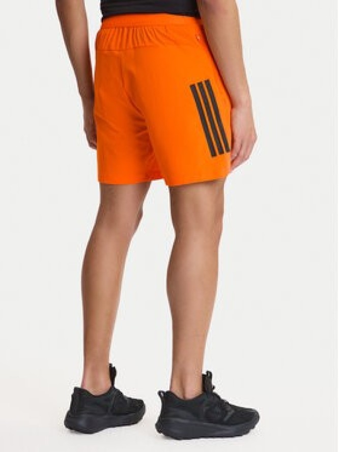 adidas Szorty sportowe D4T PrimeLift 3 Stripes KA1197 Pomarańczowy Regular Fit