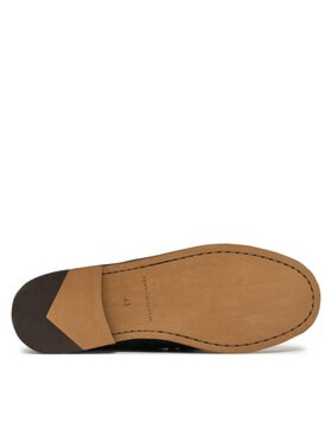 Tommy Hilfiger Mokasyny Classic Hilfiger Suede Loafer FM0FM05363 Granatowy