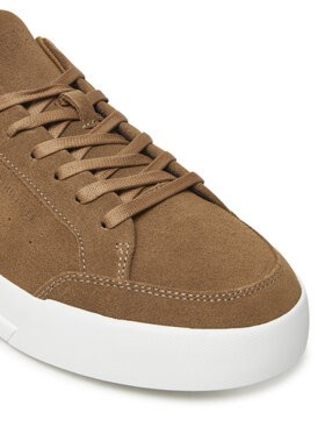 Tommy Hilfiger Sneakersy Th Court Summer Suede FM0FM05517 Brązowy