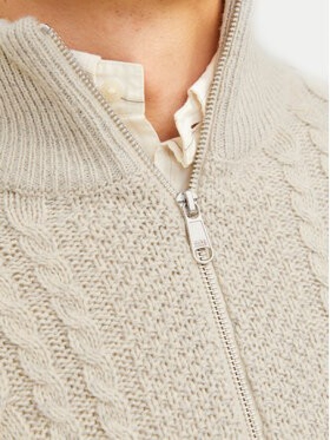 Jack & Jones Sweter Craig 12260826 Écru Regular Fit