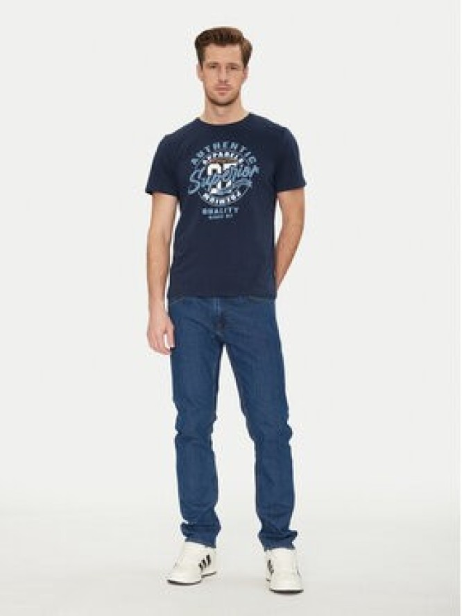 Blend T-Shirt 20717758 Granatowy Regular Fit