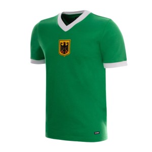 Niemcy Wyjazdowa 1970's - Retro koszulka piłkarska - Zielona – COPA Football