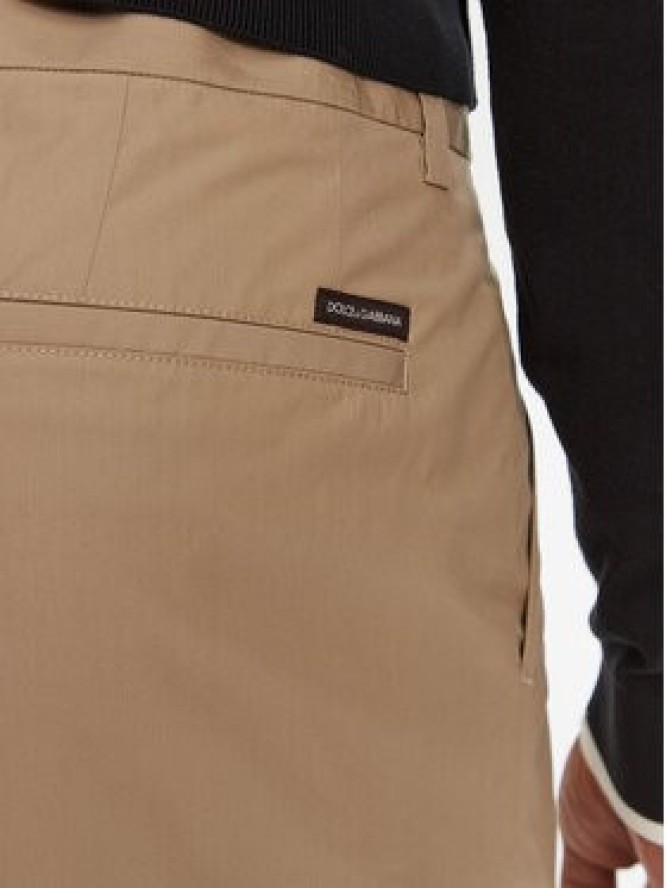 Dolce&Gabbana Spodnie materiałowe GV5ZHT FU5SW M0868 Beżowy Regular Fit