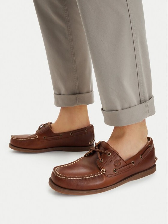 Timberland Mokasyny Classic Boat 2 Eye TB0A232XF741 Brązowy