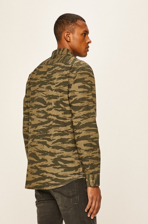 LEE WORKER SHIRT MĘSKA KOSZULA UTILITY GREEN L68HDYNG 112117128