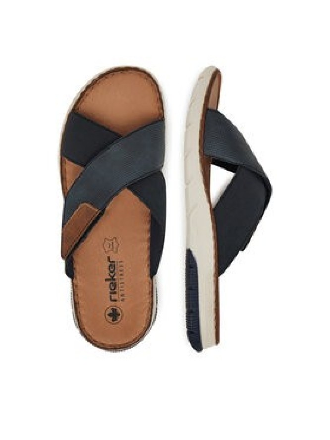 Rieker Klapki CEO-25283-14 Granatowy