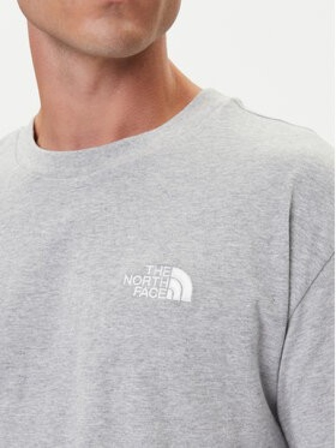 The North Face T-Shirt Simple Dome NF0A87NR Szary Oversize