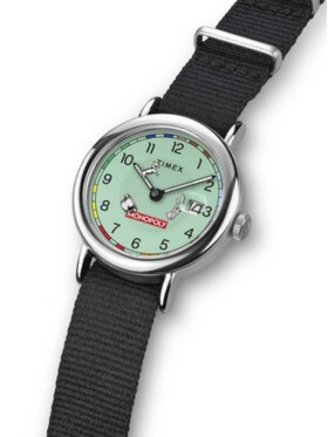 Timex Zegarek Timex x Monopoly Weekender TW2Y47000 Czarny
