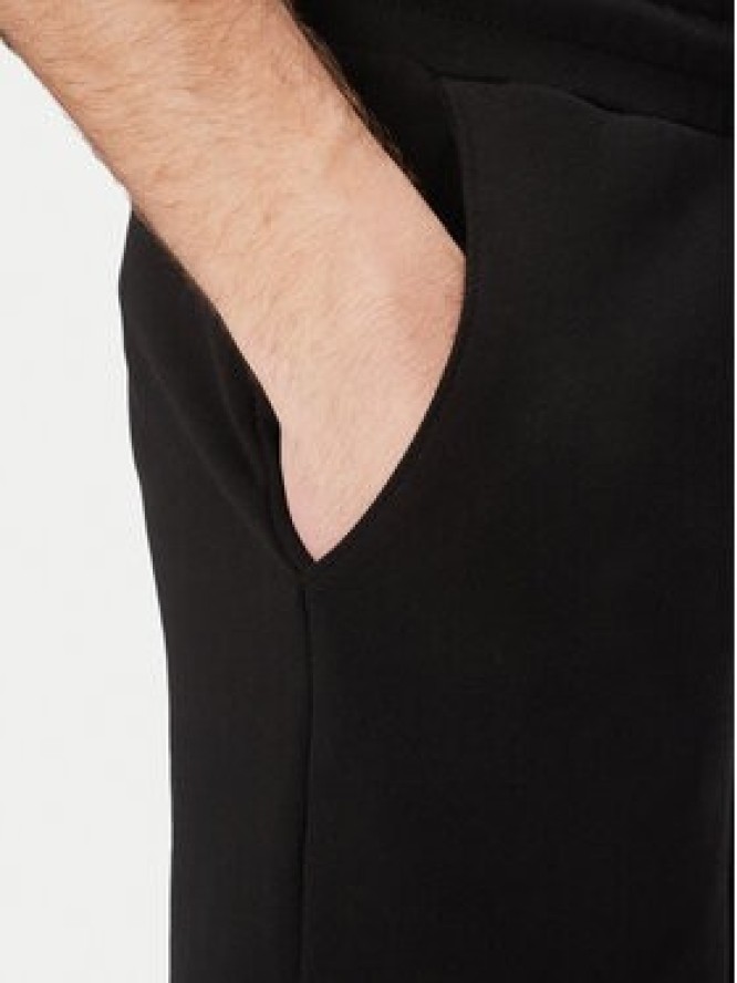 Karl Lagerfeld Jeans Szorty sportowe A2M10166 Czarny Regular Fit