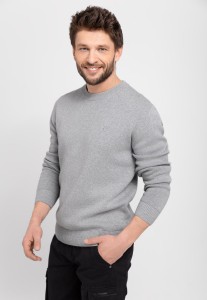 Klasyczny sweter bawełniany S-TODD