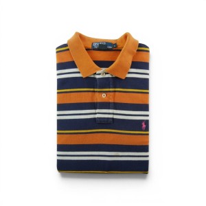 Polo Ralph Lauren koszulka męska krótki rękaw pomarańczowa
