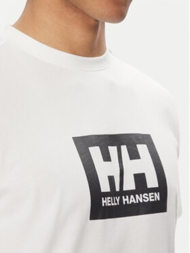 Helly Hansen T-Shirt Box 54597 Biały Regular Fit