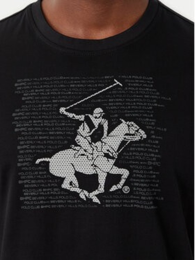 Beverly Hills Polo Club T-Shirt M1623-HR Czarny Regular Fit