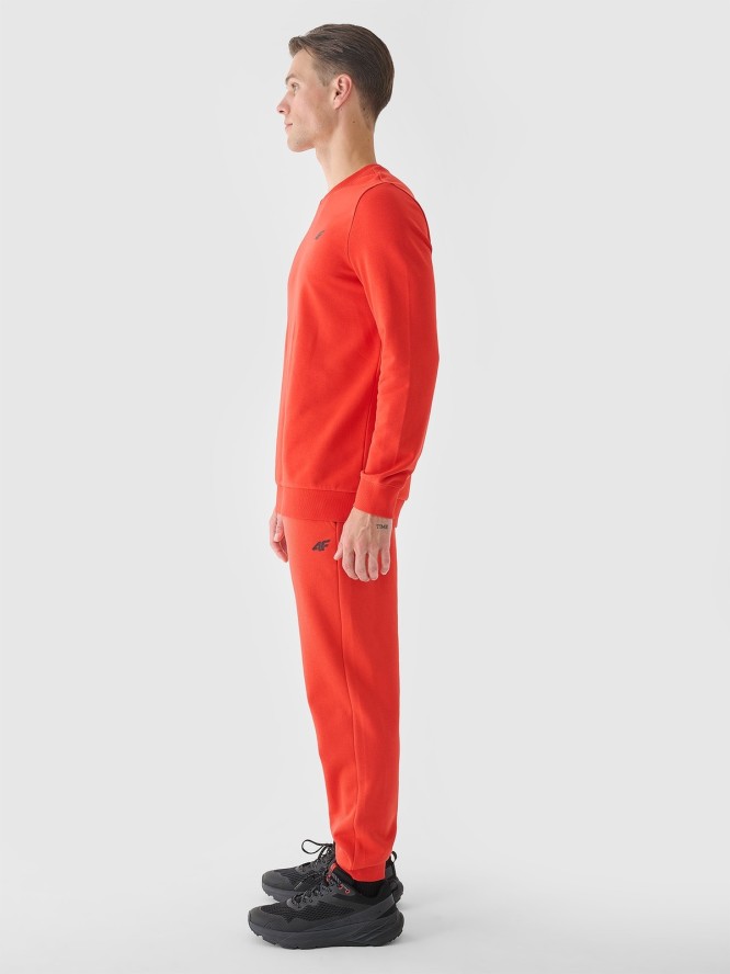 4F Spodnie dresowe joggery męskie - czerwone 3XL