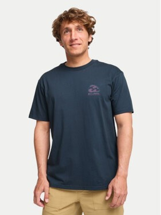 Billabong T-Shirt Scribbly EBYZT00398 Granatowy Regular Fit