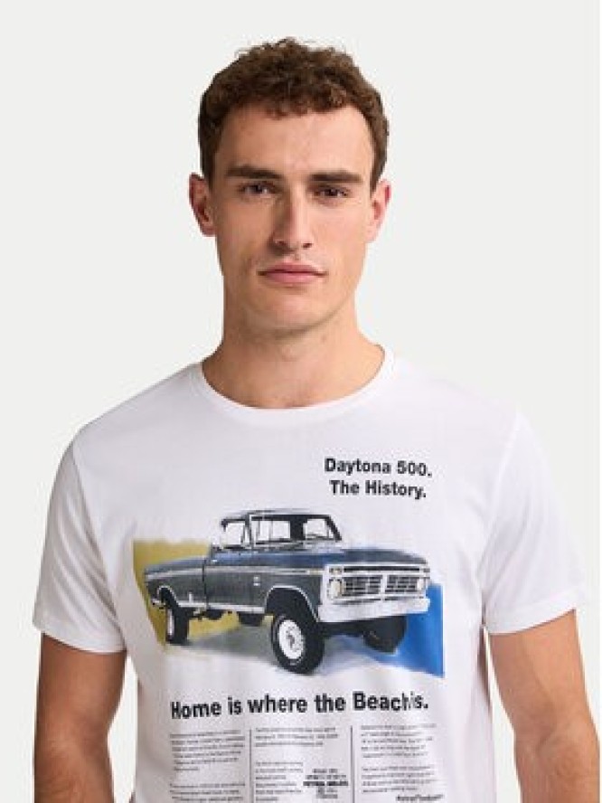 Petrol Industries T-Shirt M-1050-TSR604 Biały Regular Fit