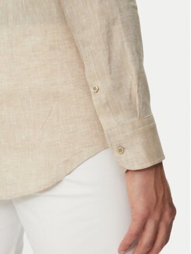 BOSS Koszula H Hank Kent C1 214 50490234 Beżowy Slim Fit