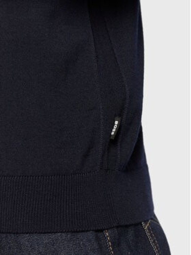 Boss Sweter Melba-P 50468261 Granatowy Slim Fit