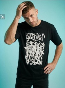 Bawełniana koszulka comfort z krótkim rękawem - czarny