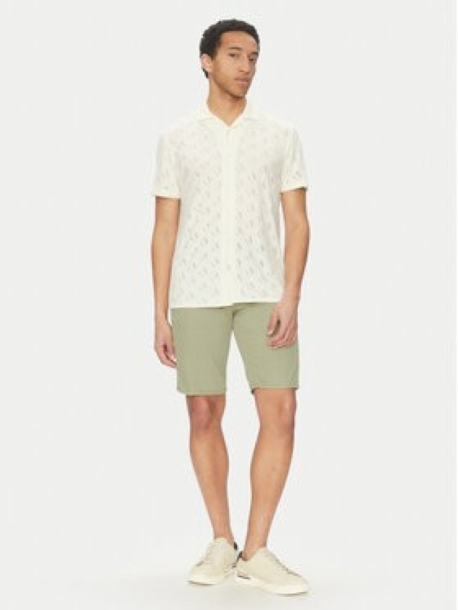 Blend Szorty jeansowe 20718128 Zielony Regular Fit