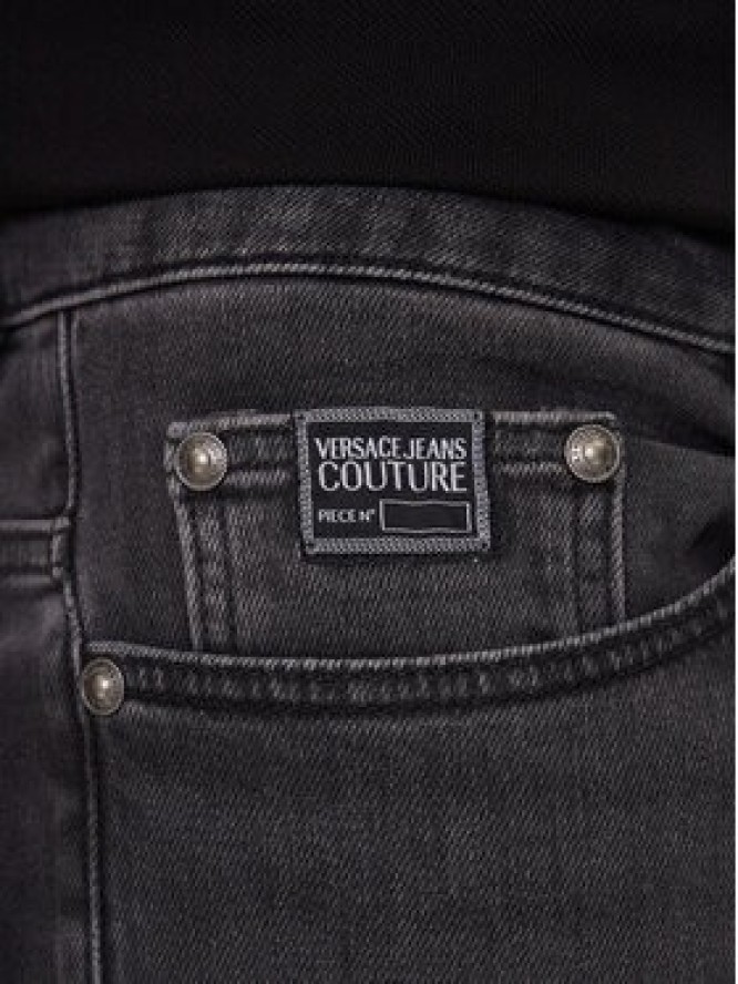 Versace Jeans Couture Jeansy 79GAB5D0 CDWRC Czarny Slim Fit