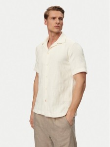 JOOP! Jeans Koszula Hanau 30102527 Kremowy Regular Fit