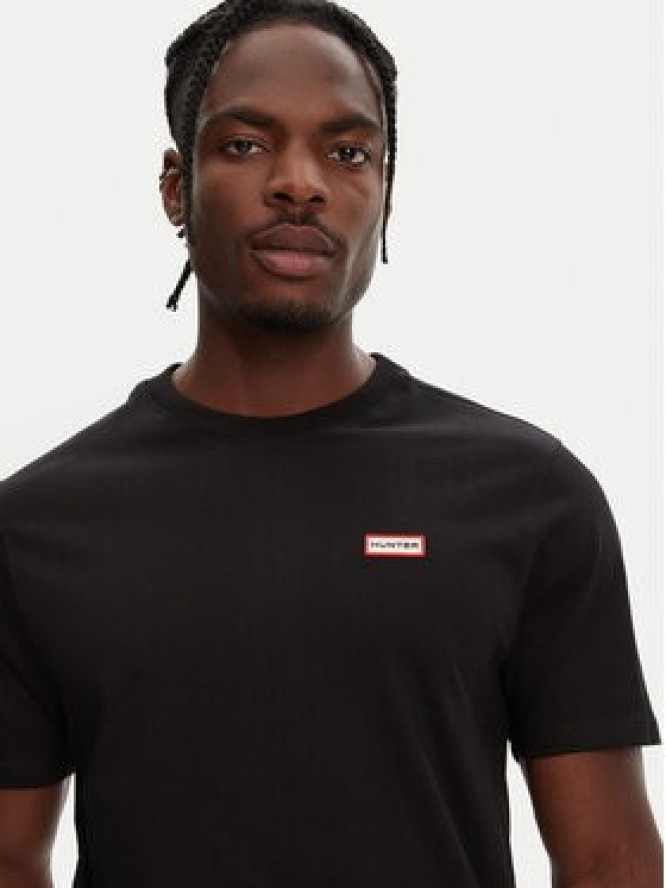 Hunter T-Shirt Tavish HARM0082251 Czarny Regular Fit