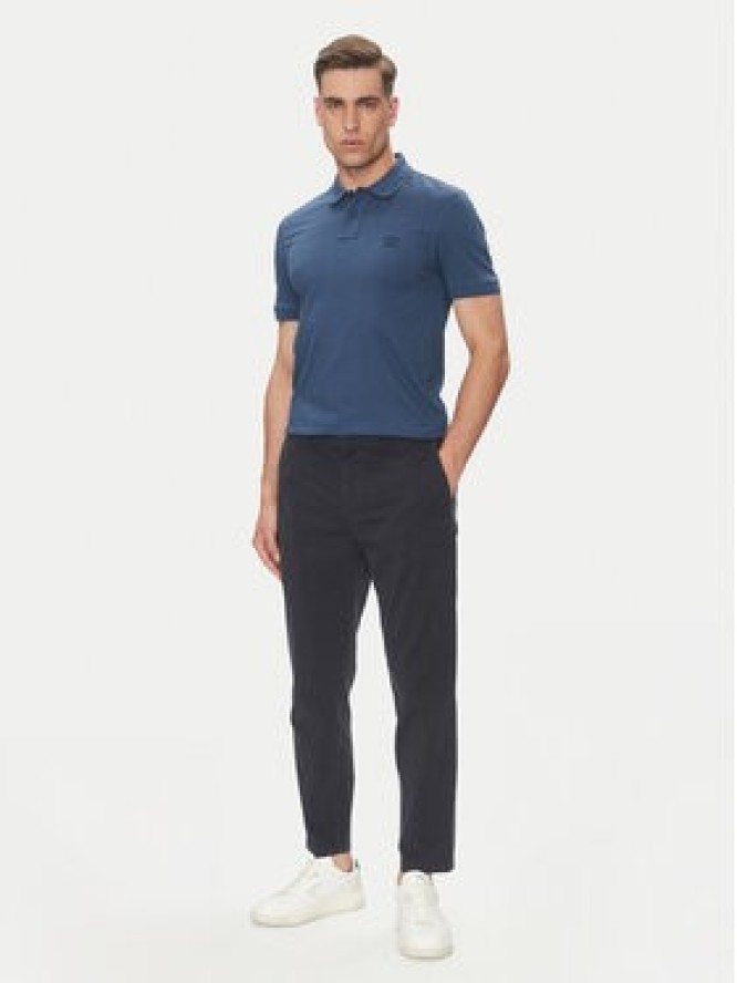 BOSS Chinosy 50536722 Granatowy Tapered Fit