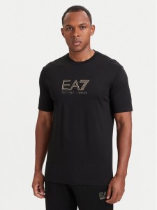EA7 Emporio Armani T-Shirt 7M002239 AF13739 UC001 Czarny Regular Fit