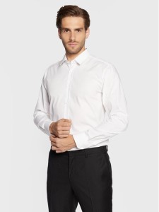 Hugo Koszula Elisha02 50479396 Biały Extra Slim Fit