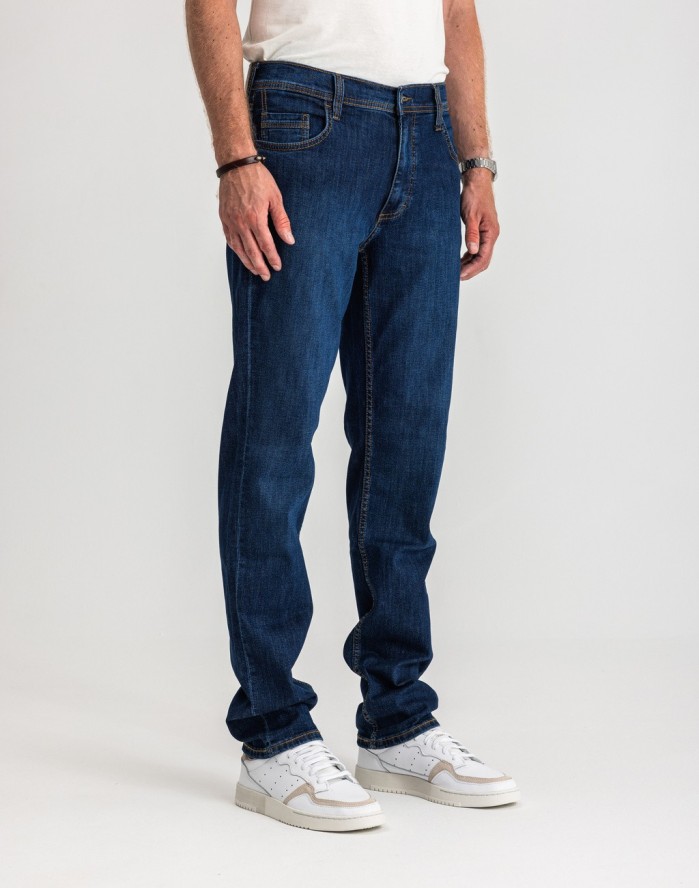 Męskie Spodnie Jeansowe Mustang Style Washington Straight Denim Blue 1017119 5000 882