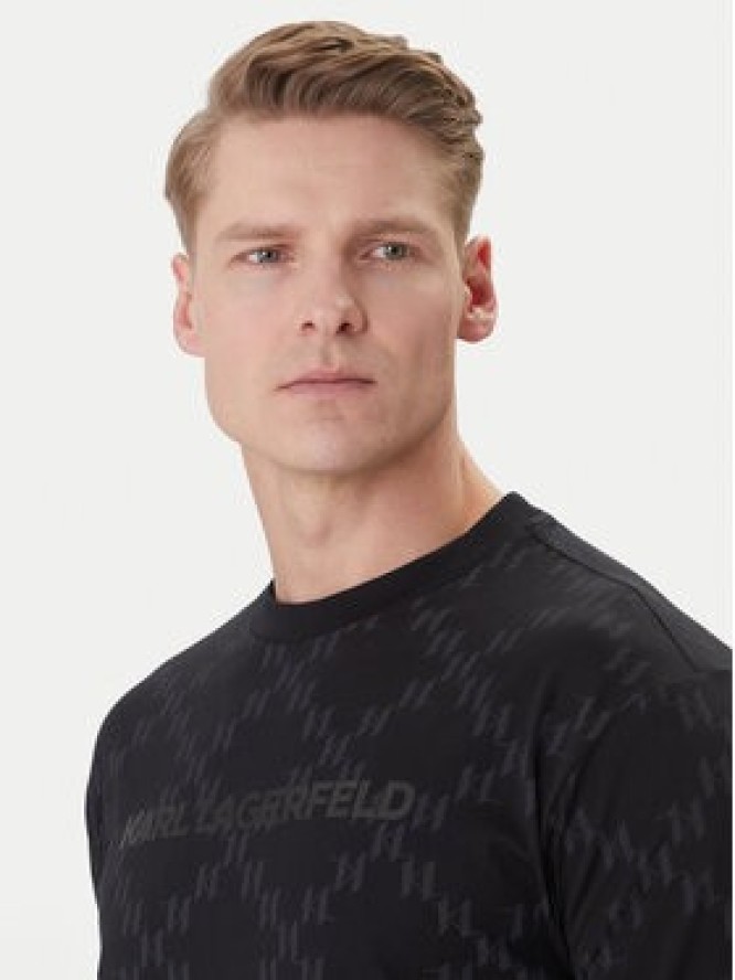 KARL LAGERFELD T-Shirt 755172 562251 Czarny Loose Fit