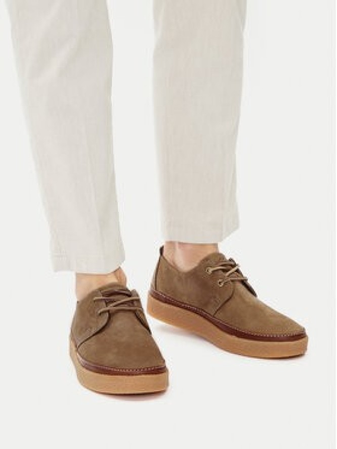 Clarks Półbuty Clarkwood Low 26176868 Brązowy