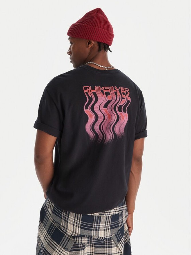Quiksilver T-Shirt Elderberry EQYZT08200 Czarny Regular Fit