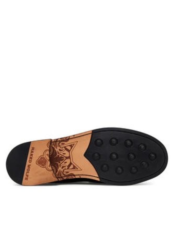 Naked Wolfe Mokasyny Riviera Czarny