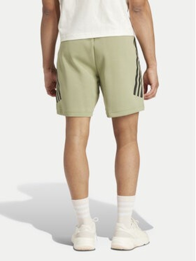 adidas Szorty sportowe Future Icons 3-Stripes IW8540 Zielony Regular Fit